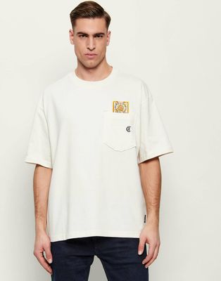 T-shirt męski na lato Just Cavalli ze sklepu: Gomez Fashion Store w kategorii: T-shirty męskie - zdjęcie 874714-BD9-10338_CA262M000053047