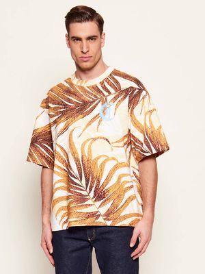 T-shirt męski Just Cavalli ze sklepu: Gomez Fashion Store w kategorii: T-shirty męskie - zdjęcie 874714-BD9-10338_CA262M000048992