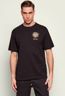 T-shirt męski młodzieżowy na wiosnę Just Cavalli ze sklepu: Gomez Fashion Store w kategorii: T-shirty męskie - zdjęcie 874714-BD9-10338_CA262M000038899