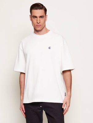 T-shirt męski na wiosnę Just Cavalli ze sklepu: Gomez Fashion Store w kategorii: T-shirty męskie - zdjęcie 874714-BD9-10338_CA262M000044047