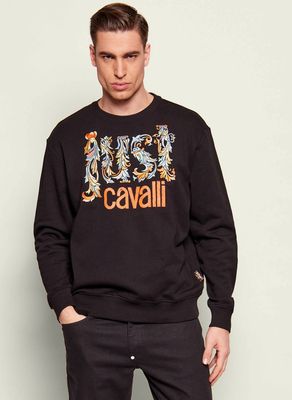 Bluza męska w stylu młodzieżowym Just Cavalli ze sklepu: Gomez Fashion Store w kategorii: Bluzy męskie - zdjęcie 874714-BD9-10338_CA262M000025899