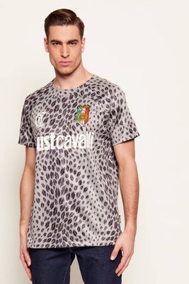 T-shirt męski na lato Just Cavalli ze sklepu: Gomez Fashion Store w kategorii: T-shirty męskie - zdjęcie 874714-BD9-10338_CA262M000050994