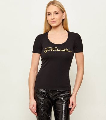 Bluzka damska wiosenna młodzieżowa Just Cavalli ze sklepu: Gomez Fashion Store w kategorii: Bluzki damskie - zdjęcie 874714-BD9-10338_CA262W000025009