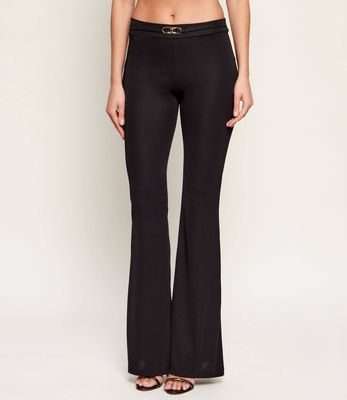 Spodnie damskie na lato Just Cavalli ze sklepu: Gomez Fashion Store w kategorii: Spodnie damskie - zdjęcie 874714-BD9-10338_CA262W000012899