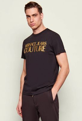 T-shirt męski na wiosnę Versace Jeans Couture ze sklepu: Gomez Fashion Store w kategorii: T-shirty męskie - zdjęcie 874714-BD9-10338_VR262M000011A06