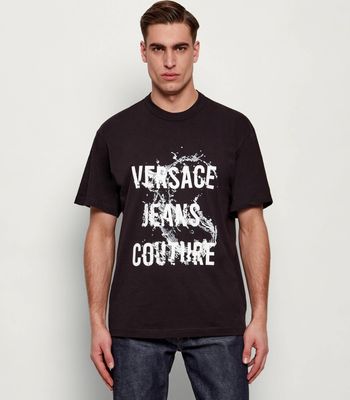T-shirt męski młodzieżowy Versace Jeans Couture ze sklepu: Gomez Fashion Store w kategorii: T-shirty męskie - zdjęcie 874714-BD9-10338_VR262M000014899