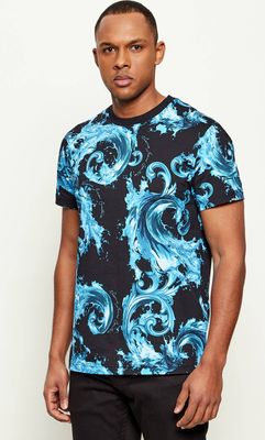 T-shirt męski młodzieżowy Versace Jeans Couture ze sklepu: Gomez Fashion Store w kategorii: T-shirty męskie - zdjęcie 874714-BD9-10338_VR262M000012A47
