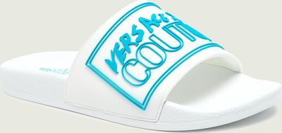 Klapki męskie na lato Versace Jeans Couture ze sklepu: Gomez Fashion Store w kategorii: Klapki męskie - zdjęcie 874714-BD9-10338_VR262M000030003