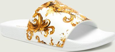 Klapki męskie letnie Versace Jeans Couture ze sklepu: Gomez Fashion Store w kategorii: Klapki męskie - zdjęcie 874714-BD9-10338_VR262M000032A10
