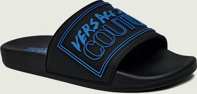Versace Jeans Couture - Klapki męskie na lato ze sklepu: Gomez Fashion Store w kategorii: Klapki męskie - zdjęcie 874714-BD9-10338_VR262M000030899
