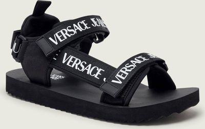 Sandały męskie na lato Versace Jeans Couture ze sklepu: Gomez Fashion Store w kategorii: Sandały męskie - zdjęcie 874714-BD9-10338_VR262M000036899