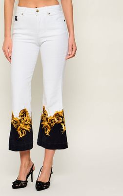 Jeansy damskie w miejskim stylu Versace Jeans Couture ze sklepu: Gomez Fashion Store w kategorii: Jeansy damskie - zdjęcie 874714-BD9-10338_VR262W000012A46