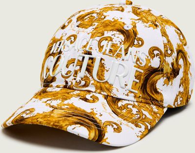 Czapka z daszkiem damska Versace Jeans Couture ze sklepu: Gomez Fashion Store w kategorii: Czapki z daszkiem damskie - zdjęcie 874714-BD9-10338_VR262W000018A10
