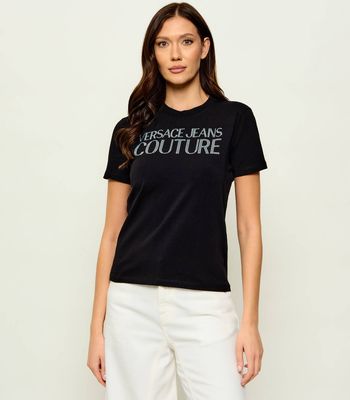 Versace Jeans Couture - Bluzka damska w stylu młodzieżowym ze sklepu: Gomez Fashion Store w kategorii: Bluzki damskie - zdjęcie 874714-BD9-10338_VR262W000006899