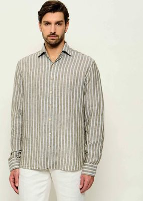 Koszula męska casual Oscar Jacobson ze sklepu: Gomez Fashion Store w kategorii: Koszule męskie - zdjęcie 874714-BD9-10338_OJ262M000003116