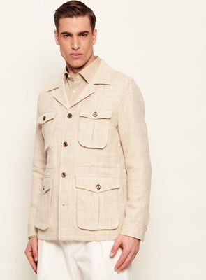 Oscar Jacobson - Kurtka męska na wiosnę ze sklepu: Gomez Fashion Store w kategorii: Kurtki męskie - zdjęcie 874714-BD9-10338_OJ262M000005027