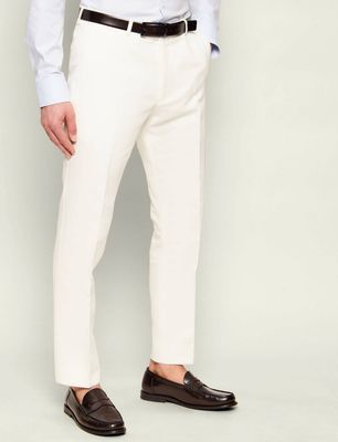 Spodnie męskie casual Oscar Jacobson ze sklepu: Gomez Fashion Store w kategorii: Spodnie męskie - zdjęcie 874714-BD9-10338_OJ262M000020027