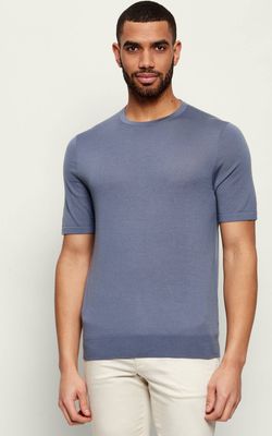 TIGER OF SWEDEN - Sweter męski wiosenny ze sklepu: Gomez Fashion Store w kategorii: Swetry męskie - zdjęcie 874714-BD9-10338_TG262M000006039
