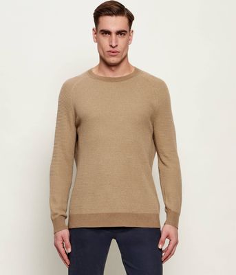 Sweter męski casual TIGER OF SWEDEN ze sklepu: Gomez Fashion Store w kategorii: Swetry męskie - zdjęcie 874714-BD9-10338_TG262M000019042
