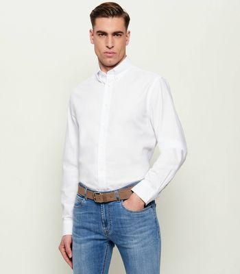 Koszula męska TIGER OF SWEDEN ze sklepu: Gomez Fashion Store w kategorii: Koszule męskie - zdjęcie 874714-BD9-10338_TG262M000025015