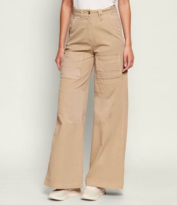 Spodnie damskie Aeronautica Militare ze sklepu: Gomez Fashion Store w kategorii: Spodnie damskie - zdjęcie 874714-BD9-10338_AM261W000006418