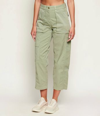 Spodnie damskie casual Aeronautica Militare ze sklepu: Gomez Fashion Store w kategorii: Spodnie damskie - zdjęcie 874714-BD9-10338_AM261W000007422