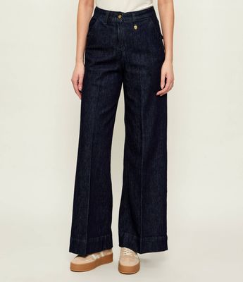 Jeansy damskie casualowe Aeronautica Militare ze sklepu: Gomez Fashion Store w kategorii: Jeansy damskie - zdjęcie 874714-BD9-10338_AM261W000008419
