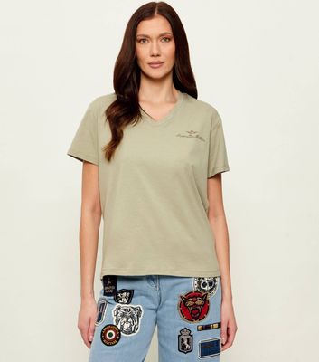 Bluzka damska casualowa Aeronautica Militare ze sklepu: Gomez Fashion Store w kategorii: Bluzki damskie - zdjęcie 874714-BD9-10338_AM261W000011422