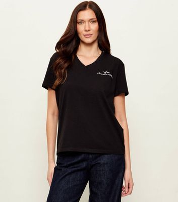 Bluzka damska casualowa Aeronautica Militare ze sklepu: Gomez Fashion Store w kategorii: Bluzki damskie - zdjęcie 874714-BD9-10338_AM261W000011004