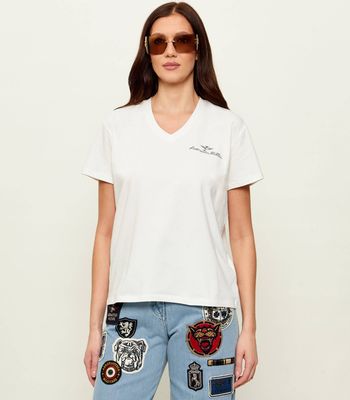 Bluzka damska Aeronautica Militare ze sklepu: Gomez Fashion Store w kategorii: Bluzki damskie - zdjęcie 874714-BD9-10338_AM261W000011002