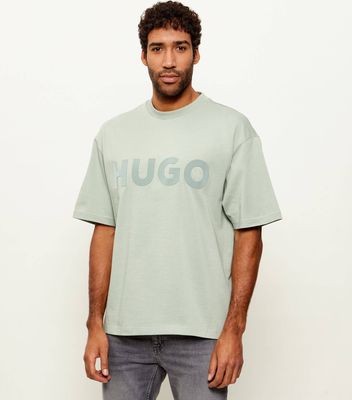 T-shirt męski na wiosnę HUGO ze sklepu: Gomez Fashion Store w kategorii: T-shirty męskie - zdjęcie 874714-BD9-10338_BU255M000281338