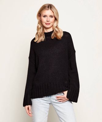 HUGO - Sweter damski ze sklepu: Gomez Fashion Store w kategorii: Swetry damskie - zdjęcie 874714-BD9-10338_BU255W000114001