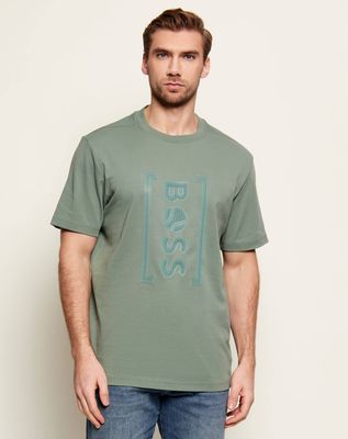 T-shirt męski BOSS GREEN ze sklepu: Gomez Fashion Store w kategorii: T-shirty męskie - zdjęcie 874714-BD9-10338_BG255M000040358
