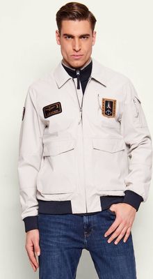 Kurtka męska na wiosnę Aeronautica Militare ze sklepu: Gomez Fashion Store w kategorii: Kurtki męskie - zdjęcie 874714-BD9-10338_AM261M000001137