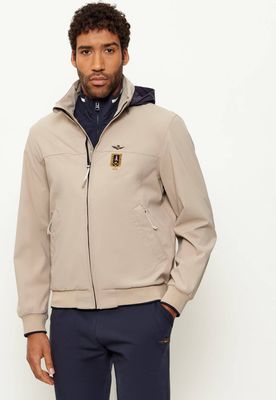 Kurtka męska jesienna Aeronautica Militare ze sklepu: Gomez Fashion Store w kategorii: Kurtki męskie - zdjęcie 874714-BD9-10338_AM261M000002382