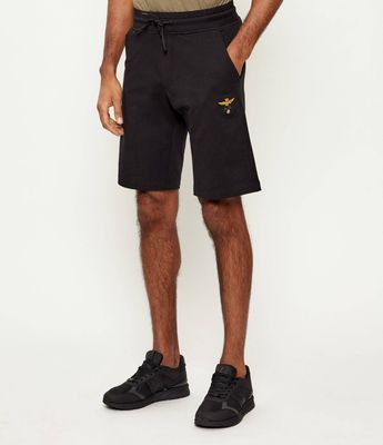 Spodenki męskie w sportowym stylu Aeronautica Militare ze sklepu: Gomez Fashion Store w kategorii: Spodenki męskie - zdjęcie 874714-BD9-10338_AM261M000003004