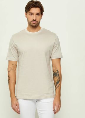 T-shirt męski casual na wiosnę Eleventy ze sklepu: Gomez Fashion Store w kategorii: T-shirty męskie - zdjęcie 874714-BD9-10338_EV262M000022016