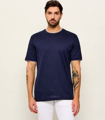 T-shirt męski casual wiosenny Eleventy ze sklepu: Gomez Fashion Store w kategorii: T-shirty męskie - zdjęcie 874714-BD9-10338_EV262M000026018