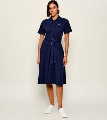 Lacoste - Sukienka wiosenna szmizjerka ze sklepu: Gomez Fashion Store w kategorii: Sukienki - zdjęcie 874714-BD9-10338_LA262W000035166