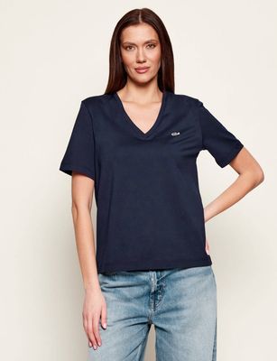 Lacoste - Bluzka damska na lato ze sklepu: Gomez Fashion Store w kategorii: Bluzki damskie - zdjęcie 874714-BD9-10338_LA262W000069166