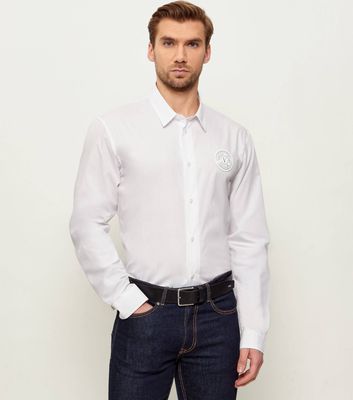Koszula męska elegancka Versace Jeans Couture ze sklepu: Gomez Fashion Store w kategorii: Koszule męskie - zdjęcie 874714-BD9-10338_VR262M000052A10