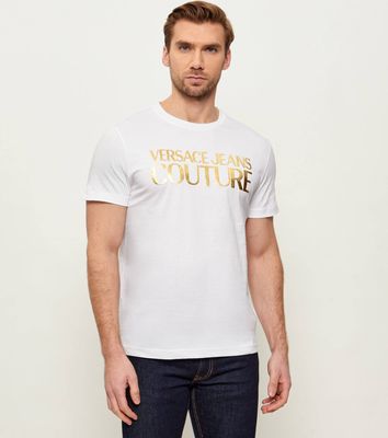 T-shirt męski Versace Jeans Couture ze sklepu: Gomez Fashion Store w kategorii: T-shirty męskie - zdjęcie 874714-BD9-10338_VR262M000055A10