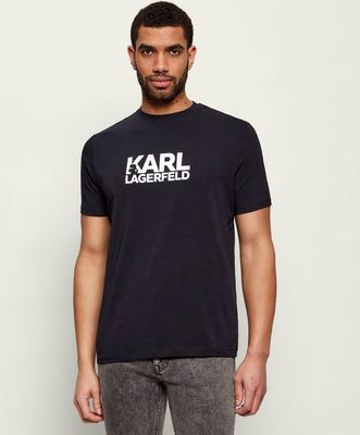 T-shirt męski na wiosnę Karl Lagerfeld ze sklepu: Gomez Fashion Store w kategorii: T-shirty męskie - zdjęcie 874714-BD9-10338_KL262M000003690