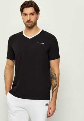 T-shirt męski na wiosnę letni Karl Lagerfeld ze sklepu: Gomez Fashion Store w kategorii: T-shirty męskie - zdjęcie 874714-BD9-10338_KL262M000013990