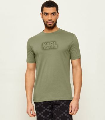 T-shirt męski na lato Karl Lagerfeld ze sklepu: Gomez Fashion Store w kategorii: T-shirty męskie - zdjęcie 874714-BD9-10338_KL262M000016C10