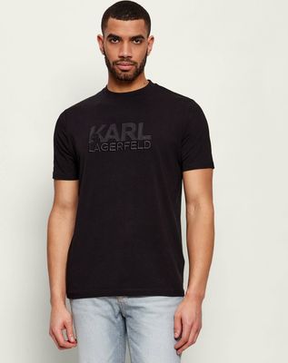 T-shirt męski w stylu młodzieżowym Karl Lagerfeld ze sklepu: Gomez Fashion Store w kategorii: T-shirty męskie - zdjęcie 874714-BD9-10338_KL262M000018990