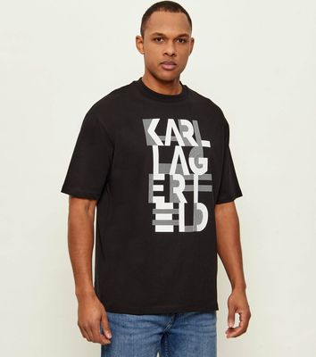 T-shirt męski w stylu młodzieżowym Karl Lagerfeld ze sklepu: Gomez Fashion Store w kategorii: T-shirty męskie - zdjęcie 874714-BD9-10338_KL262M000025990