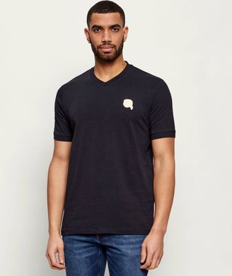 T-shirt męski wiosenny Karl Lagerfeld ze sklepu: Gomez Fashion Store w kategorii: T-shirty męskie - zdjęcie 874714-BD9-10338_KL262M000027690