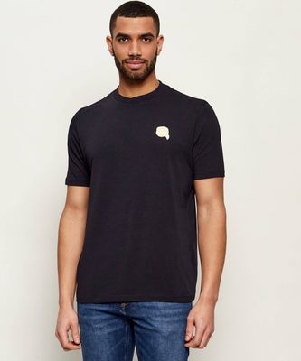 T-shirt męski casual Karl Lagerfeld ze sklepu: Gomez Fashion Store w kategorii: T-shirty męskie - zdjęcie 874714-BD9-10338_KL262M000028690