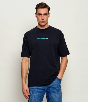 T-shirt męski młodzieżowy na wiosnę Karl Lagerfeld ze sklepu: Gomez Fashion Store w kategorii: T-shirty męskie - zdjęcie 874714-BD9-10338_KL262M000029690